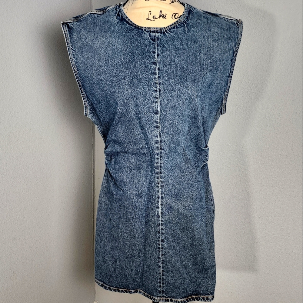 Zara Denim Dresz, Large